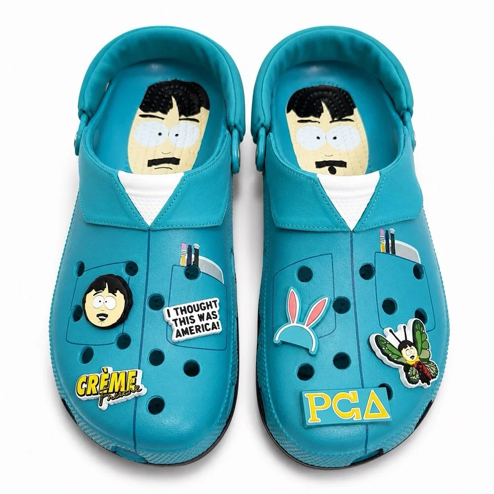 Crocs x South Park Randy Marsh Classic Clogs Blue Men Size 12